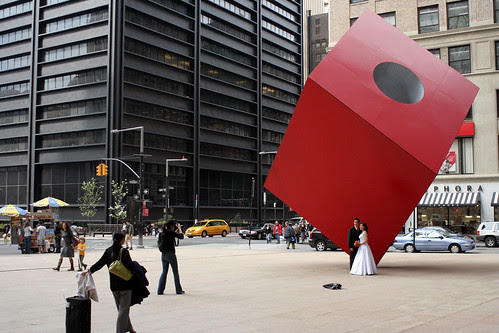 The bride and the oversized