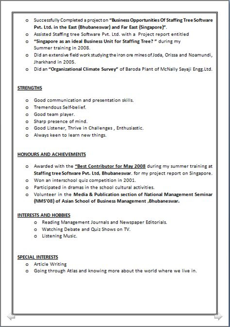 resume blog   beautyful resume sample  word