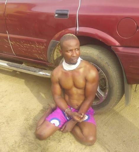 Wicked Soul: Man Caught with Fresh Human Head, V*gina, Lungs, Other Body Parts in Osogbo (Graphic Photos)