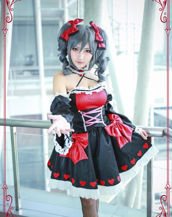 The Idolm Ster Cinderella Girls アイドルマスター シンデレラガールズ 神崎蘭子 コスプレ衣装 ハート洋服 コスプレ 衣装専門店