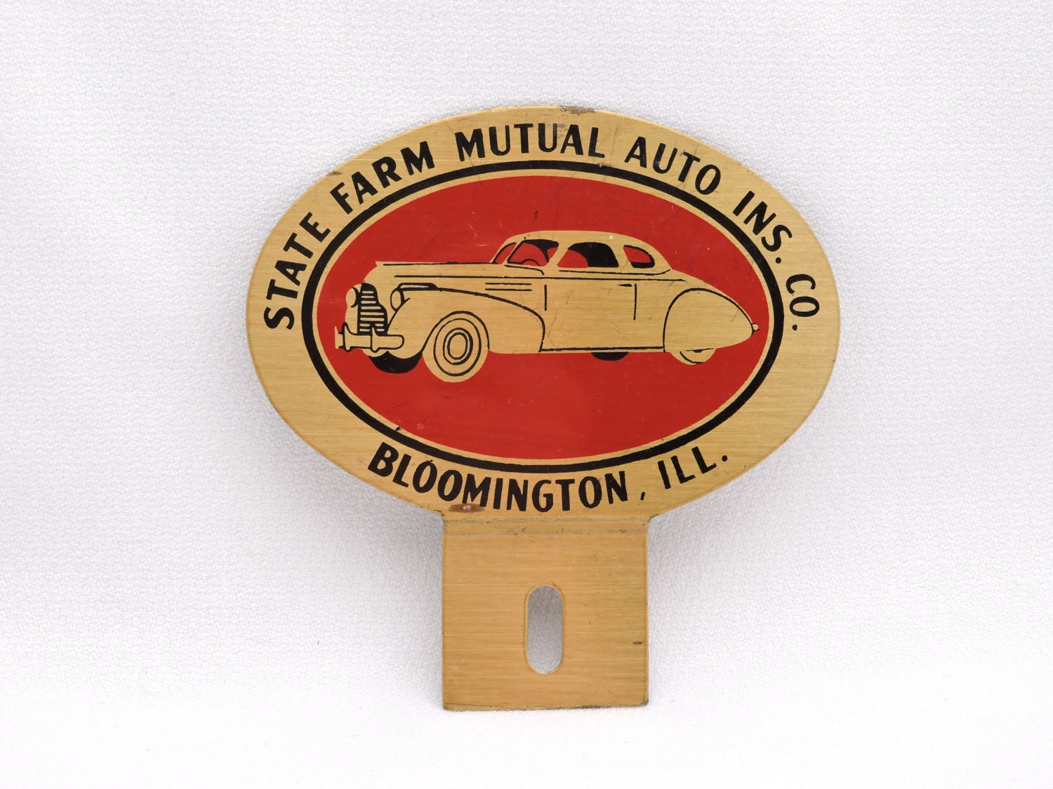 Vintage State Farm Auto Insurance License Plate by ...