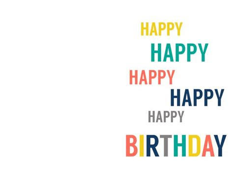  free printable birthday cards paper trail design