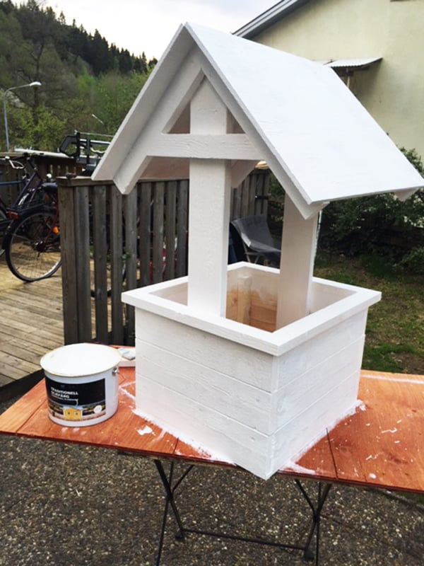 Wishing Well Planter Box MyOutdoorPlans Free 