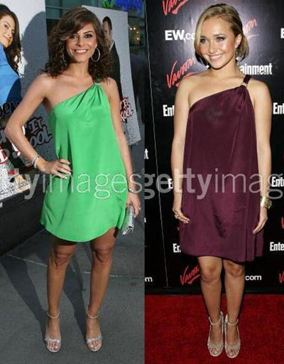 hayden panettiere long dresses. Actress Hayden Panettiere and