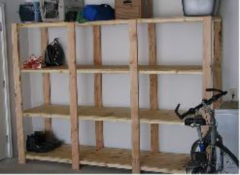 Build Garage Storage Shelves