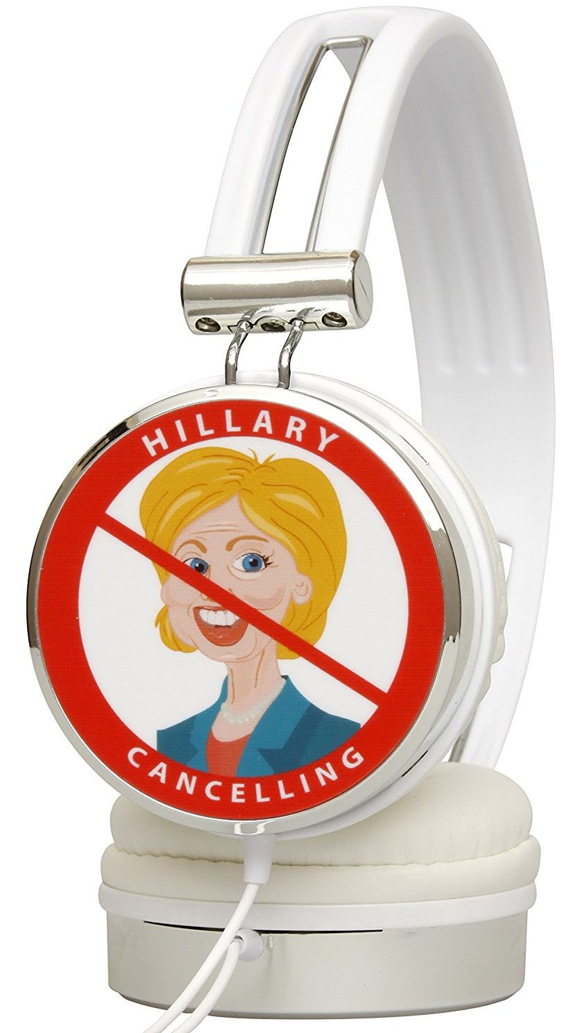 Hillary Canceling Headphones