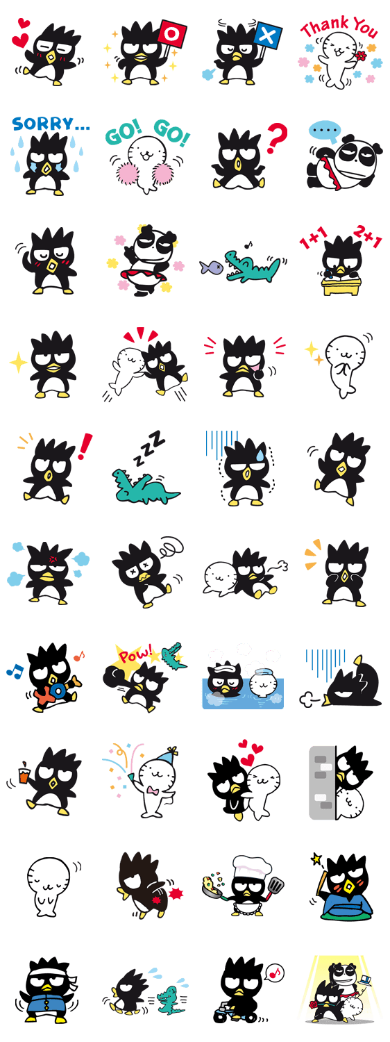 バッドばつ丸 Line公式スタンプ Lineで使えるスタンプを紹介 スタンプひろば