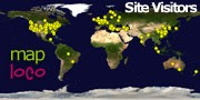 Locations of Site Visitors