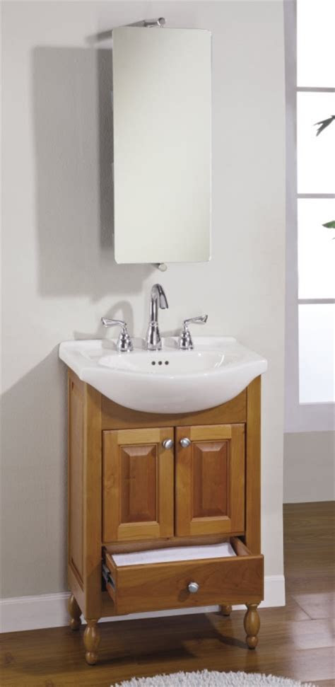 Best answer 6 years ago 1. 22 Inch Single Sink Narrow Depth Furniture Bathroom Vanity