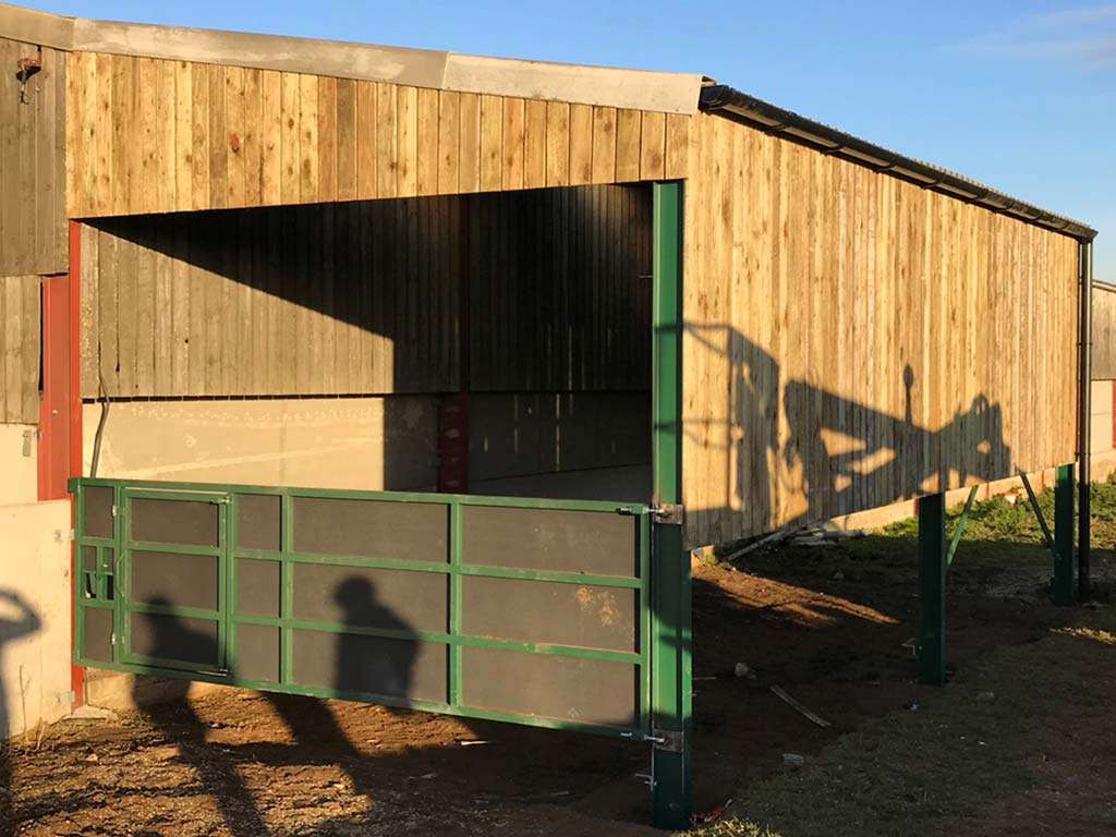 Commercial Farm Shed stock illustrations