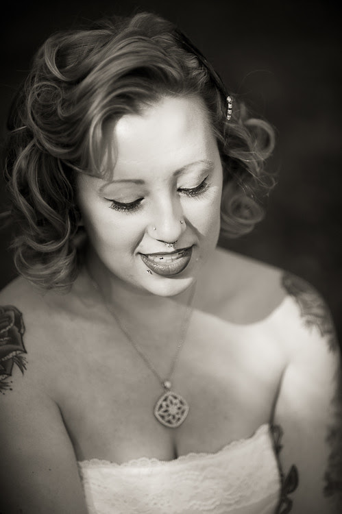 tattooed bride & groom
