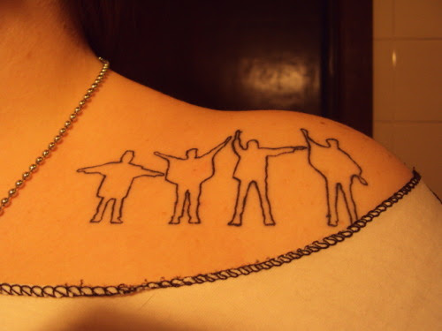 fuckyeahtattoos: My Beatles' tattoo love the idea but hello worst placement 