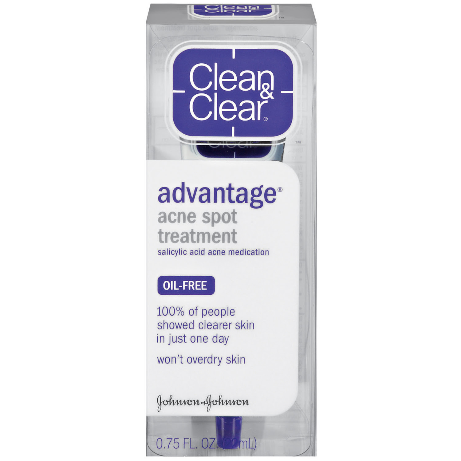 Clean & Clear AdvantageA Acne Spot Treatment Acne Treatments 0.75 FL OZ Plastic Container