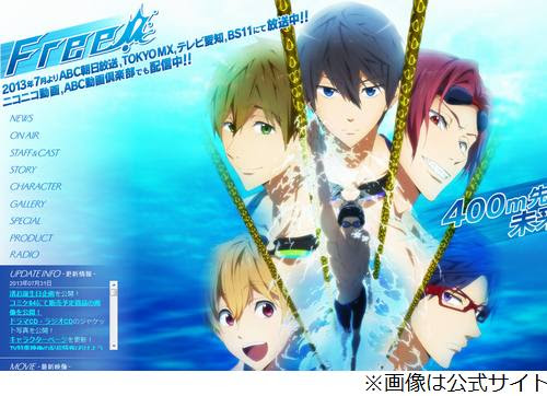 夏アニメ人気ランキング1位は イケメン プールの Free に支持 Narinari Com