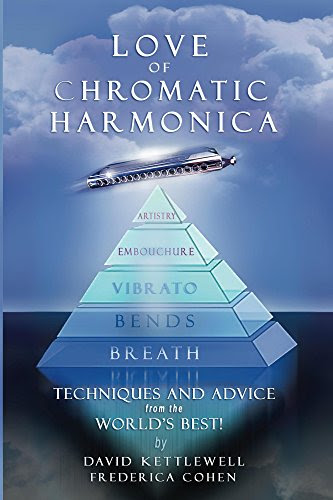 LOVE OF CHROMATIC HARMONICA...Techniques and Advice From The World's Best!, by David Kettlewell, Frederica Cohen