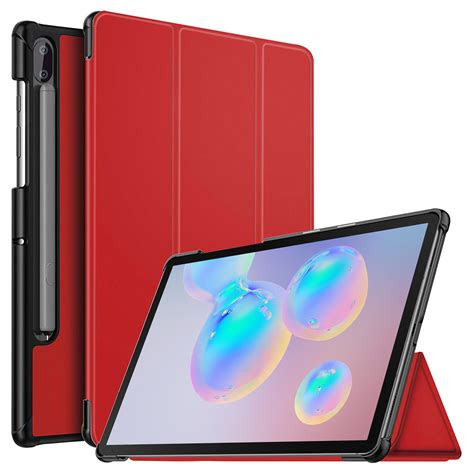 Our editors independently research, test, and recommend the best products; Trifold Smart Case for Samsung Galaxy Tab S6 (Red)