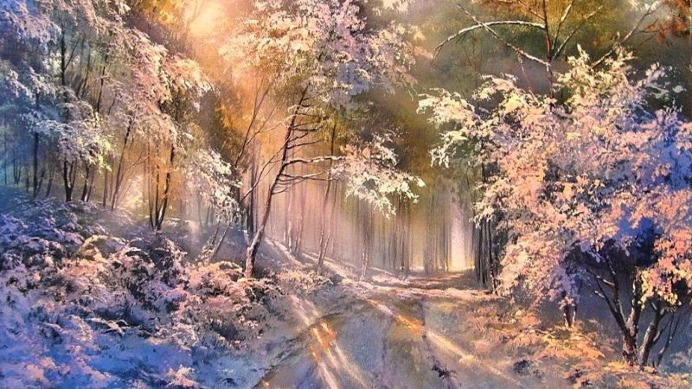 Sunny Winter Day Wallpaper - WallpaperSafari