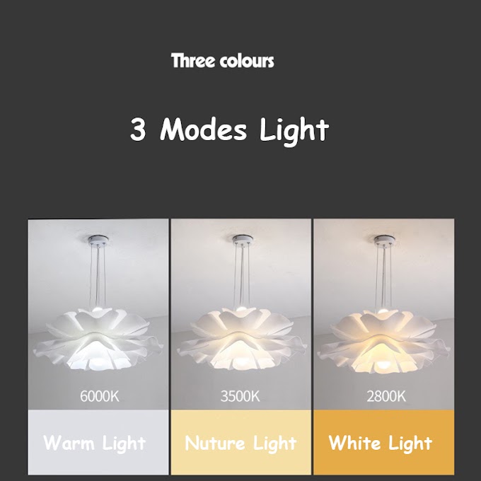 [Review] Nordic Flower creative restaurant lights modern simple clothing store individual lighting web celebrity INS girl bedroom chandel