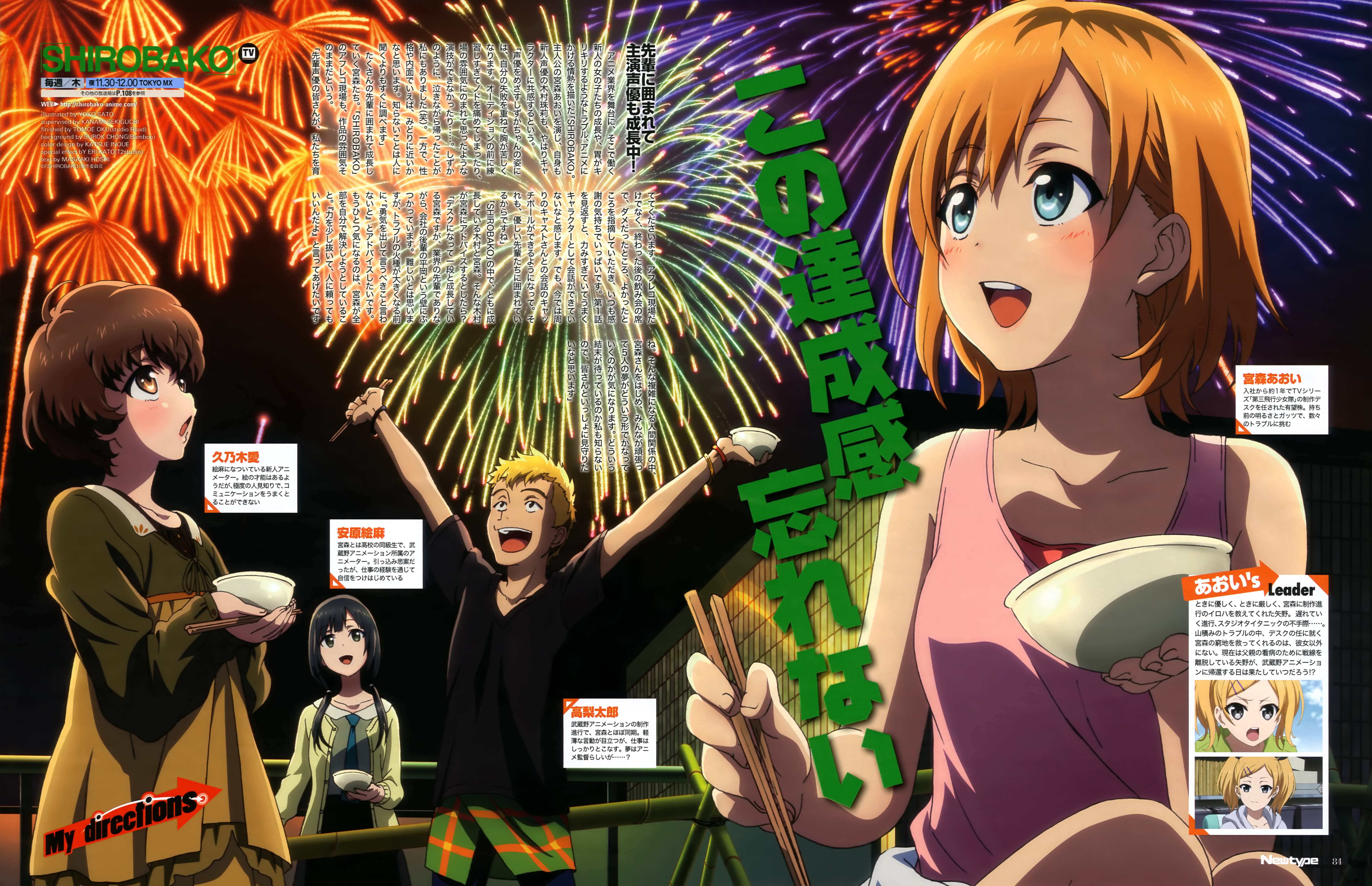 Shirobako Aoi Miyamori Ema Yasuhara Ai Kunogi Minitokyo
