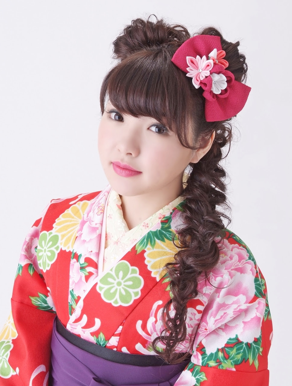 袴ヘア スタイル 夢館ビューティー 京都 着物着付 ドレスヘアセット メイク 結婚式 およばれ パーティに