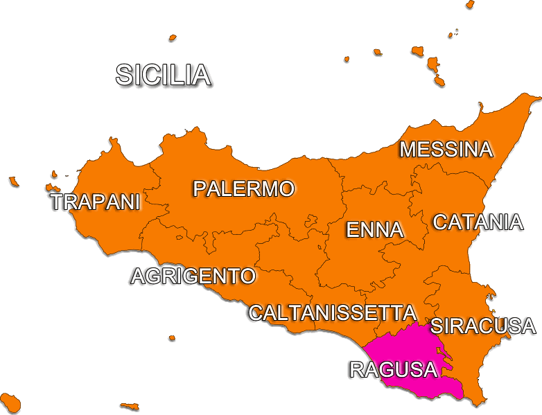 Ragusa Cartina Sicilia