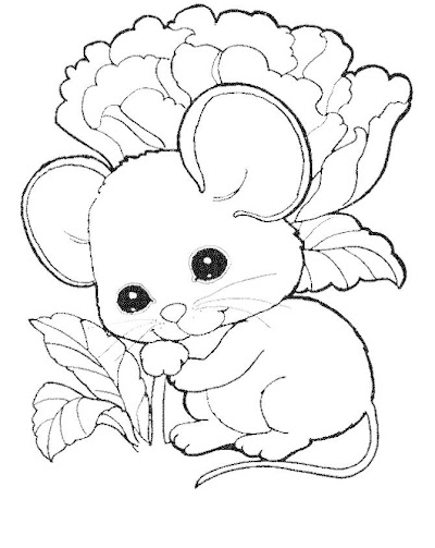 Mouse Coloring Page