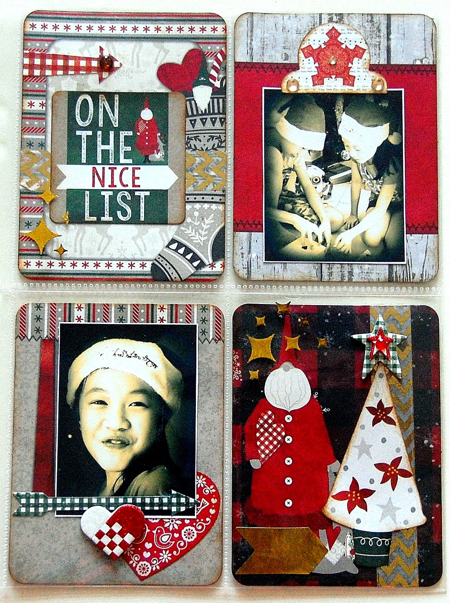 I Love Christmas Misc Me Pages by Irene Tan using BoBunny Merry & Bright collection