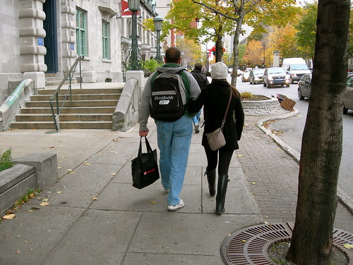 Eve and Stuart on Sherbrooke St.