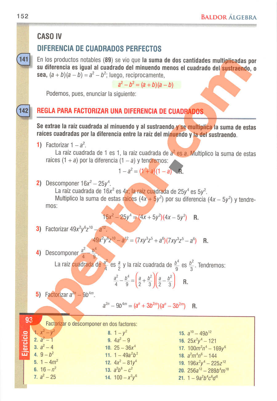 El Libro Baldor Pdf | Libro Gratis