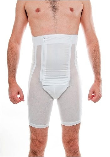 Men's Power Shaper Long Leg Brief Girdle, Waistline
