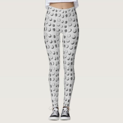 Monochrome spots leggings