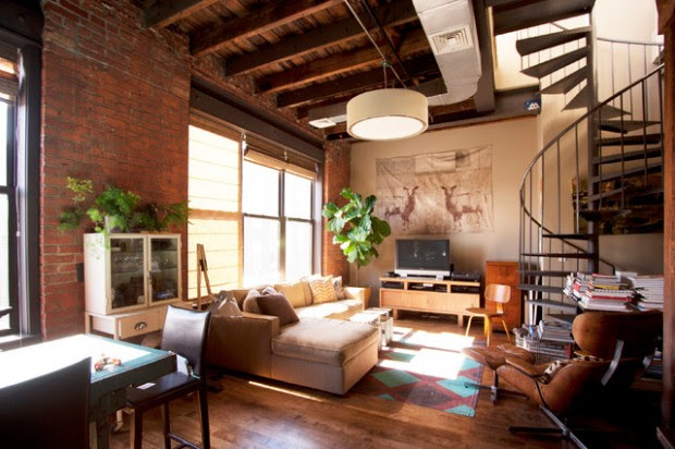 19 Urban Living Room Design Ideas in Industrial Style ...