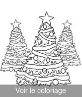 SAPIN DE NOEL - Coloriage de Sapins Noël à imprimer - Toupty.com