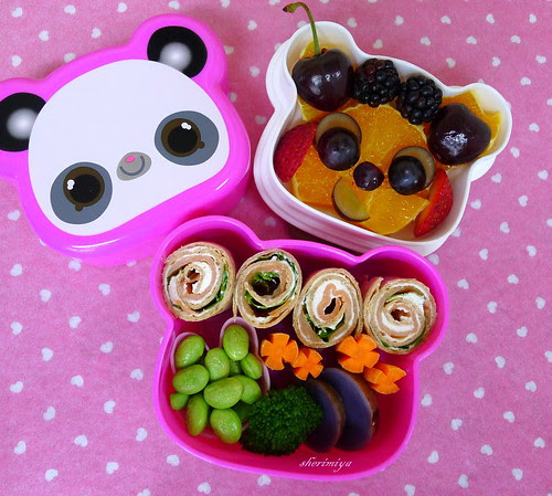 Smoked Salmon Rollups Bento by sherimiya ♥