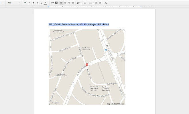 google docs drive maps extension addon