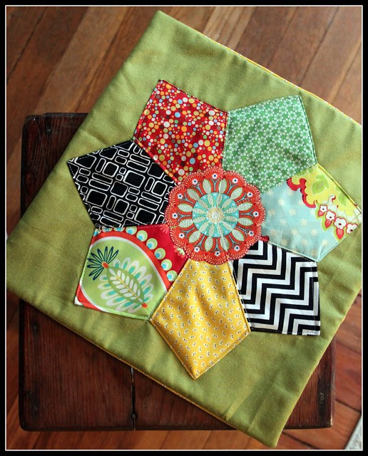 Patchwork Star Pillow Cover