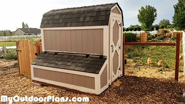 diy 4x8 barn chicken coop myoutdoorplans free