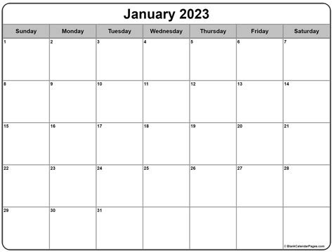 Doesn't get easier than that. january 2023 calendar free printable calendar