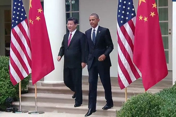 Presidents Obama and Xi news conference