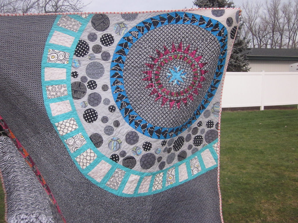 hand drawn paper piecing 