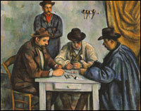 'The Card Players' by Cezanne