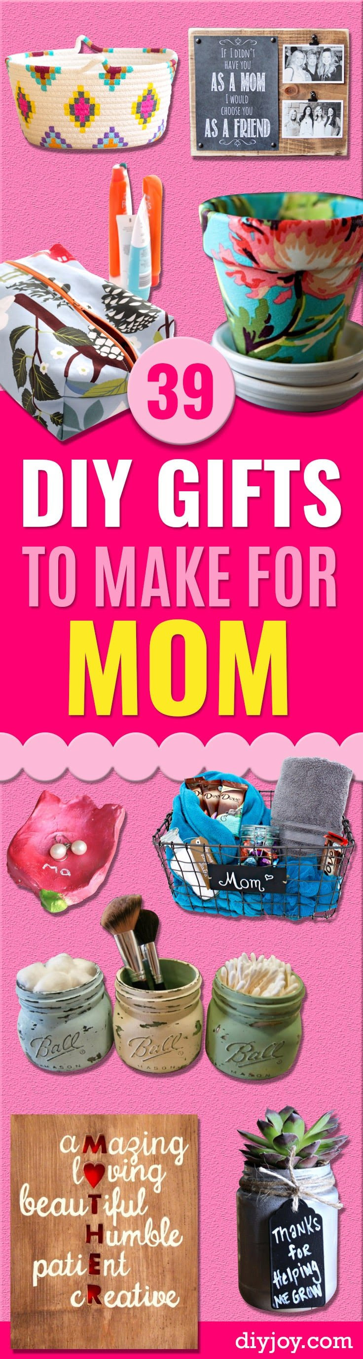 39 Creative DIY Gifts to Make for Mom - Page 2 of 8 - DIY Joy
