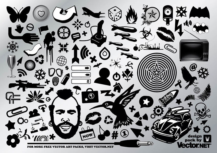 Download Cool Vector Graphic Set Vector Art & Graphics | freevector.com