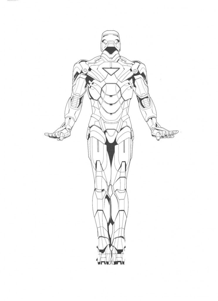 Iron-man-2-coloring-page - Printable coloring pages