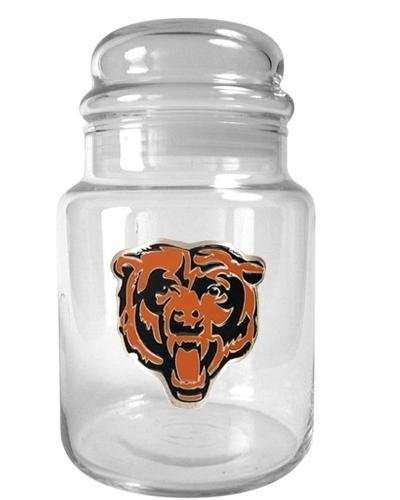 NFL Chicago Bears 31-Ounce Glass Candy Jar - Primary Logo On Sale