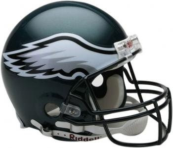 Philadelphia Eagles Full Size Replica Unsigned Riddell Helmet - NFL Tumblers