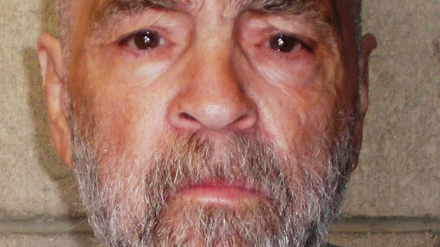Handout photo from the California Department of Corrections and Rehabilitation, Charles Manson, on 18 March 2009 at Corcoran State Prison, California.