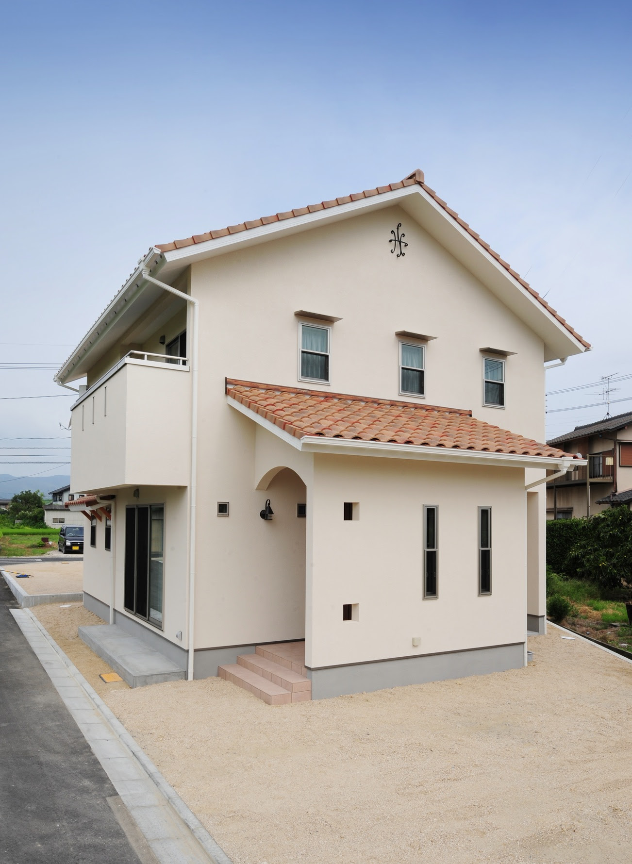 洋風の可愛い家 岡山市北区三手 岡山 倉敷 総社の健康に配慮した新築 リフォーム 有限会社建匠