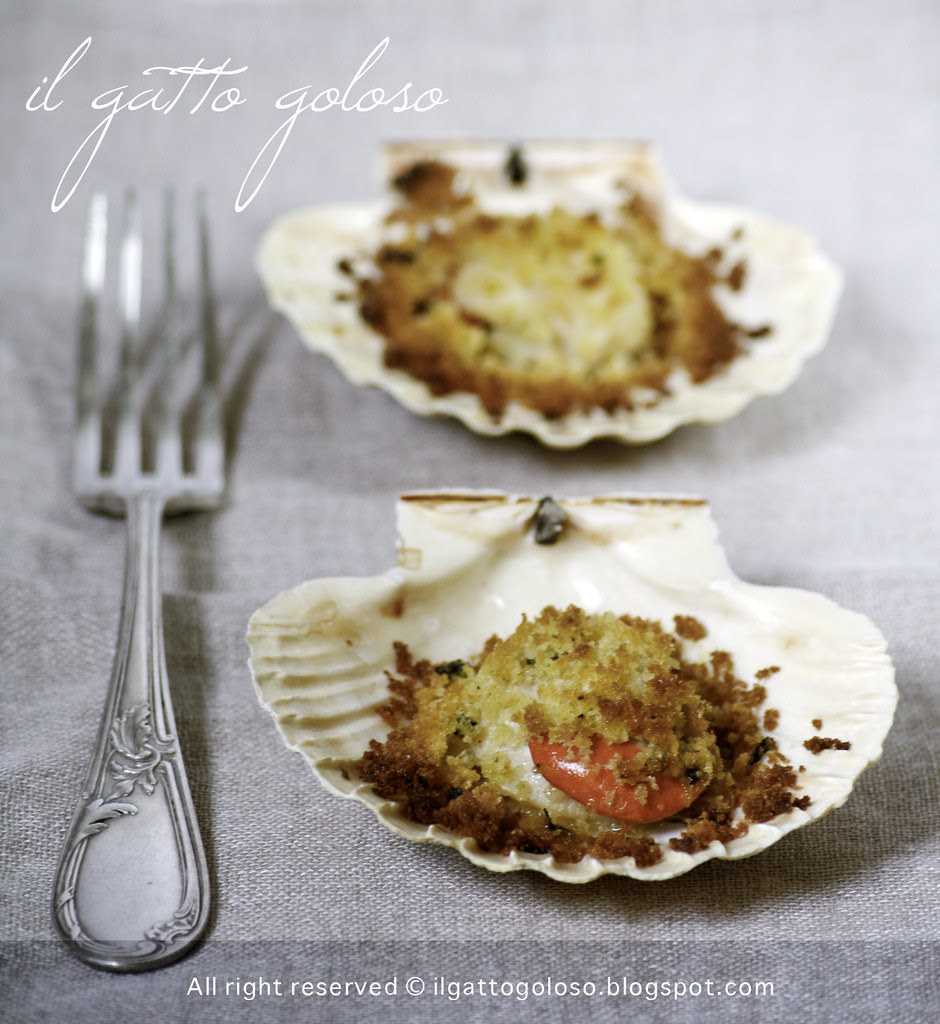 capesante gratinate