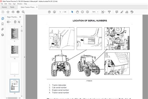 Free Zetor Proxima Workshop Manual (PDF / ePub)